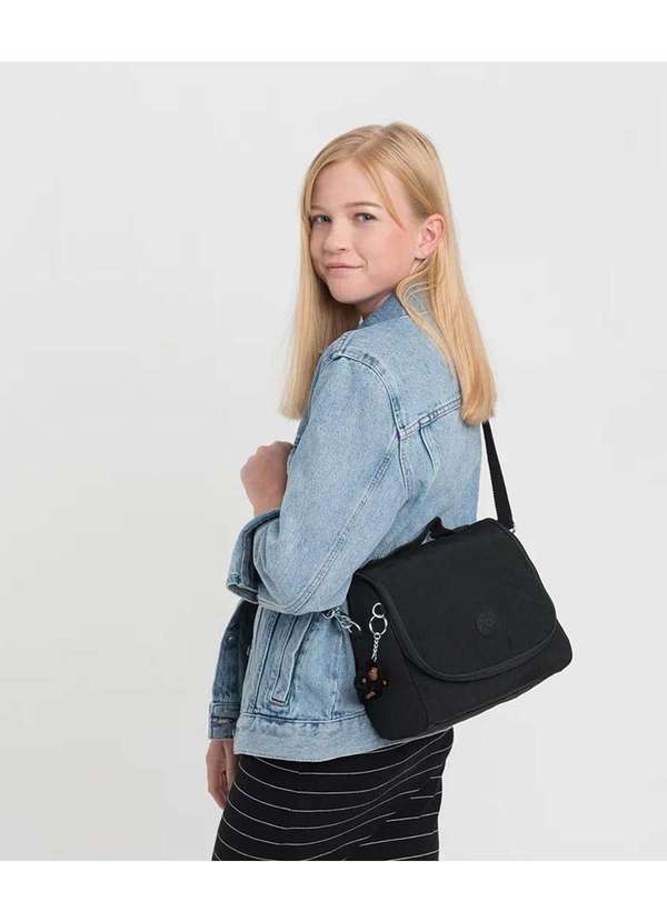 Kipling - Lancheira Kipling New Kichirou Preto Preto 6