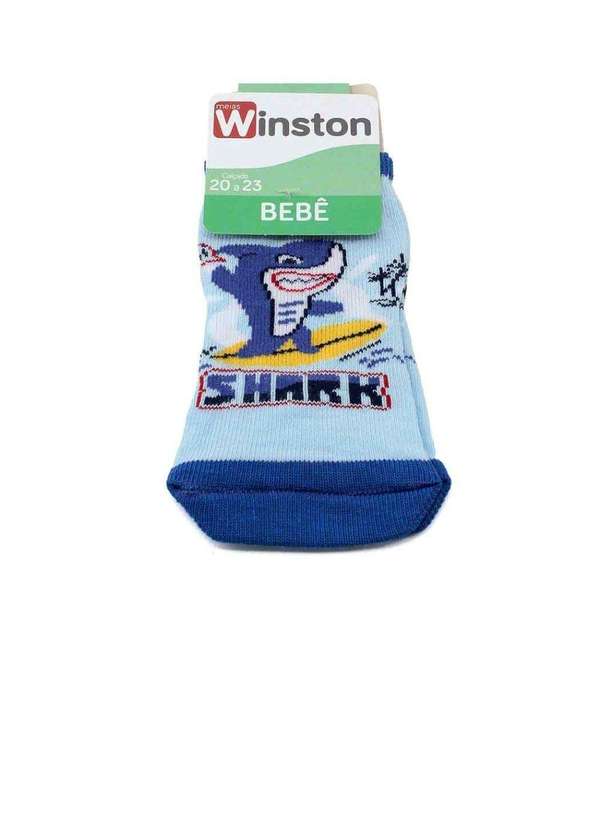 Pixolé - Meia Bebê Winston Surf Shark 0250-014 Azul Azul