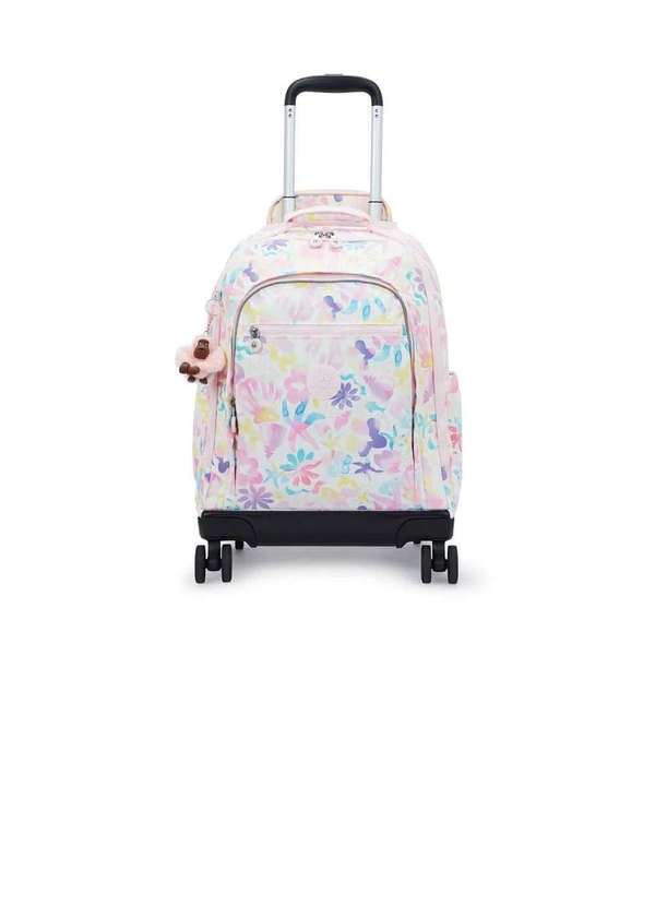Kipling - Mochila de Rodinha Kipling New Zea Aqua Sea Multicolor Multicores