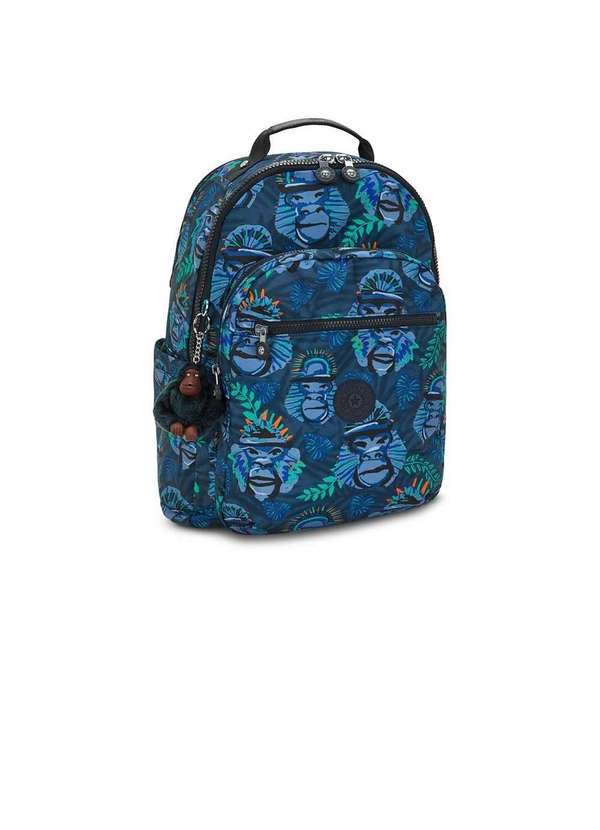 Kipling - Mochila Escolar Kipling Seoul College Blue Única Azul 2