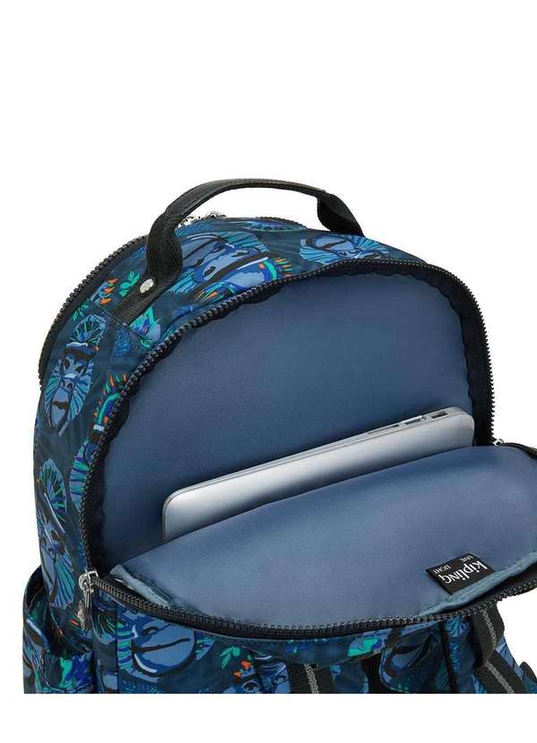 Kipling - Mochila Escolar Kipling Seoul College Blue Única Azul 3
