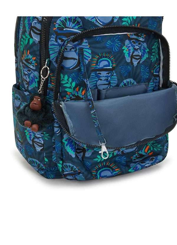 Kipling - Mochila Escolar Kipling Seoul College Blue Única Azul 4