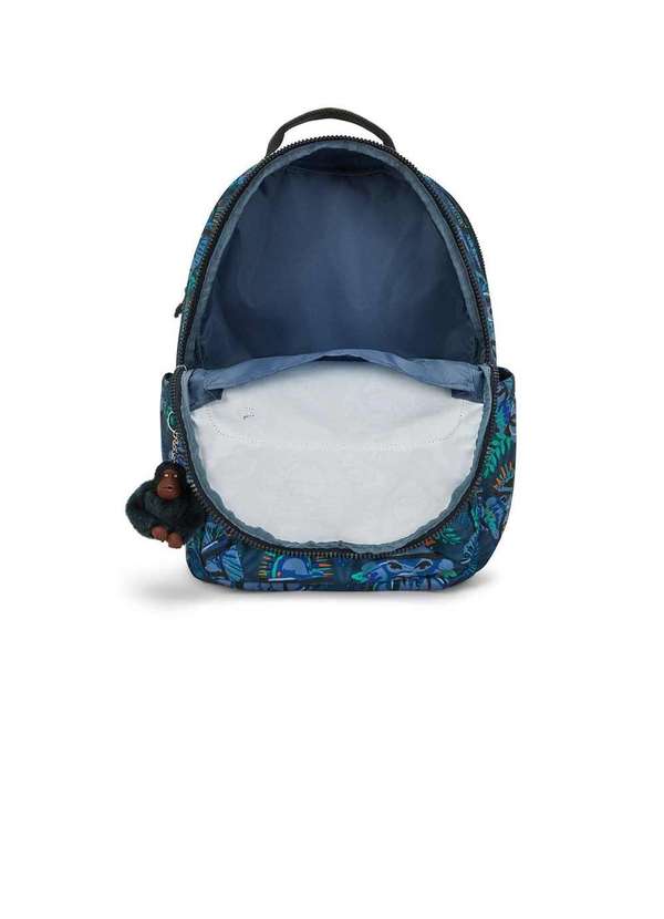 Kipling - Mochila Escolar Kipling Seoul College Blue Única Azul 5