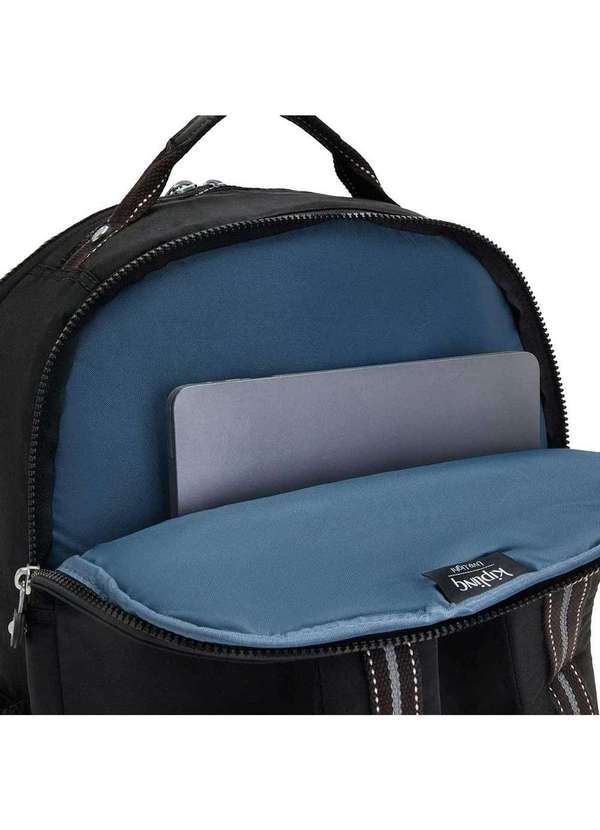 Kipling - Mochila Escolar Kipling Seoul Xl Preto Preto 4