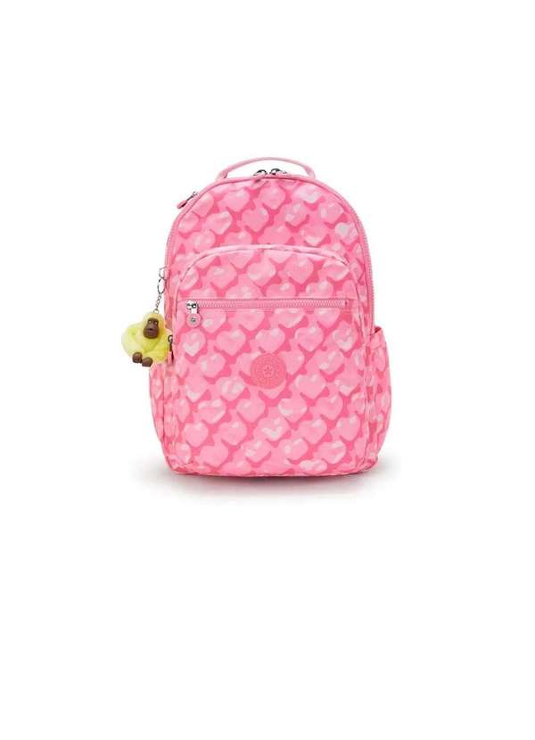 Kipling - Mochila Kipling Seoul Adorable Hearts Rosa Rosa