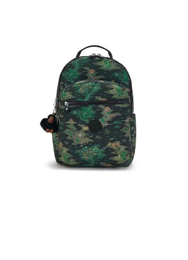 Kipling - Mochila Kipling Seoul College Camo Multicolor Multicores