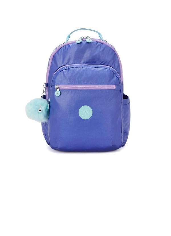 Kipling - Mochila Kipling Seoul Cosmic Metallic Azul Azul