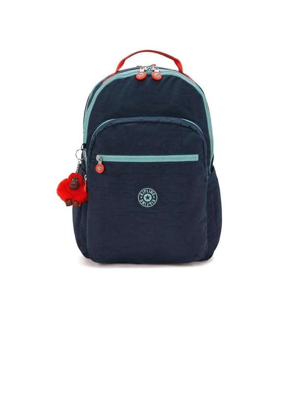 Kipling - Mochila Kipling Seoul Lap Cosmo Blue Marinho Azul