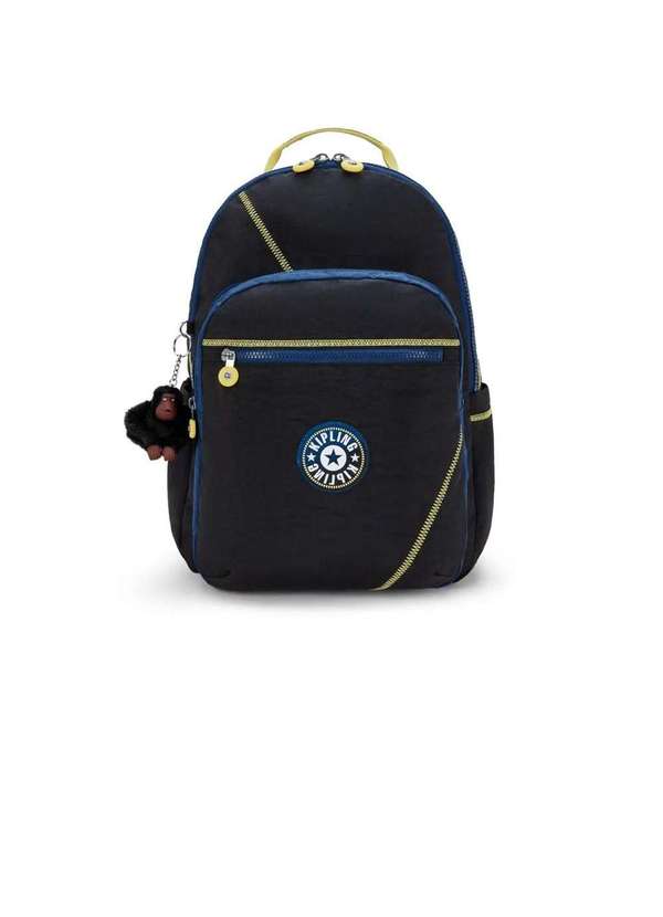 Kipling - Mochila Kipling Seoul Lap Lets Scuba Preto Preto