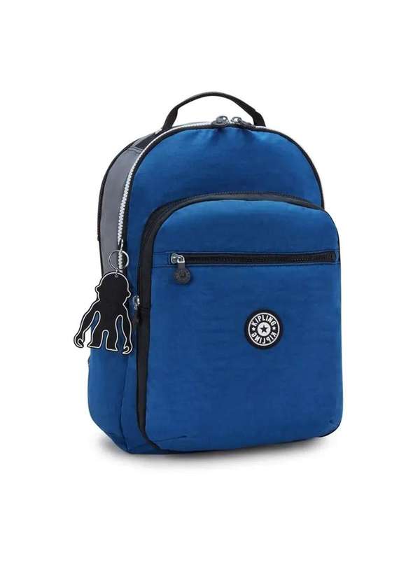 Kipling - Mochila Kipling Seoul Lap Scuba Blue Bl Azul Azul 3