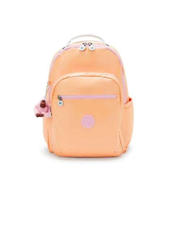 Kipling - Mochila Kipling Seoul Magical Orange Coral Laranja