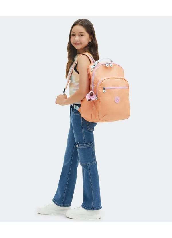 Kipling - Mochila Kipling Seoul Magical Orange Coral Laranja 6