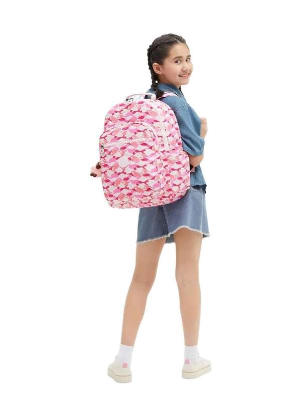 Kipling - Mochila Kipling Seoul Pink Palm Rosa Rosa 2