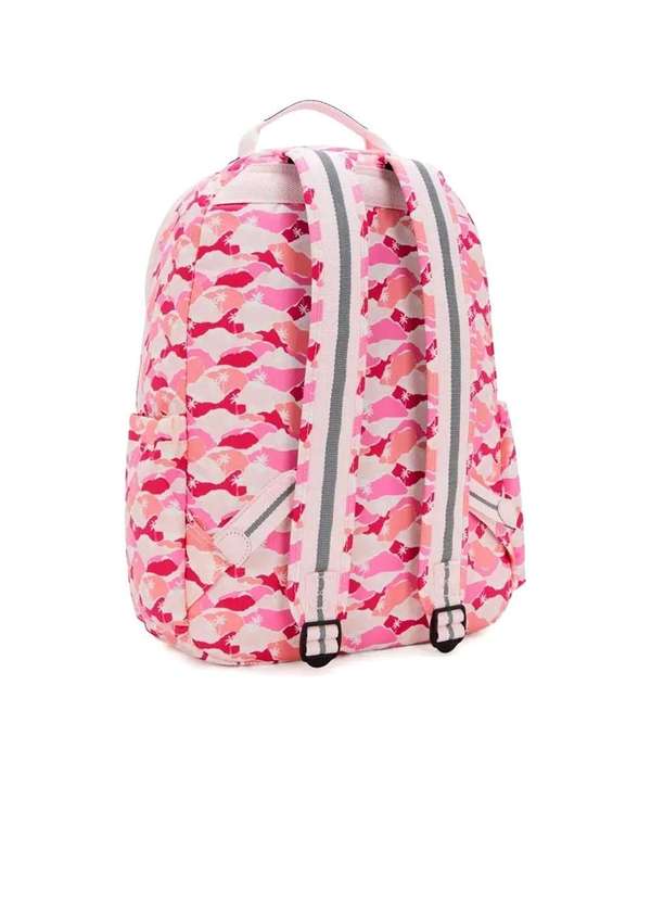 Kipling - Mochila Kipling Seoul Pink Palm Rosa Rosa 8