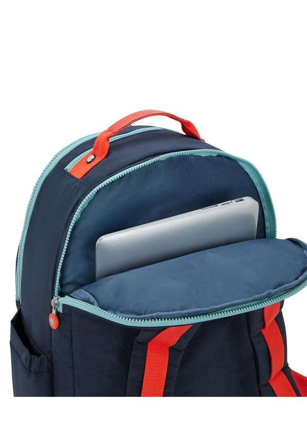 Kipling - Mochila Kipling Seoul Xl Cosmo Blue Marinho Azul 3