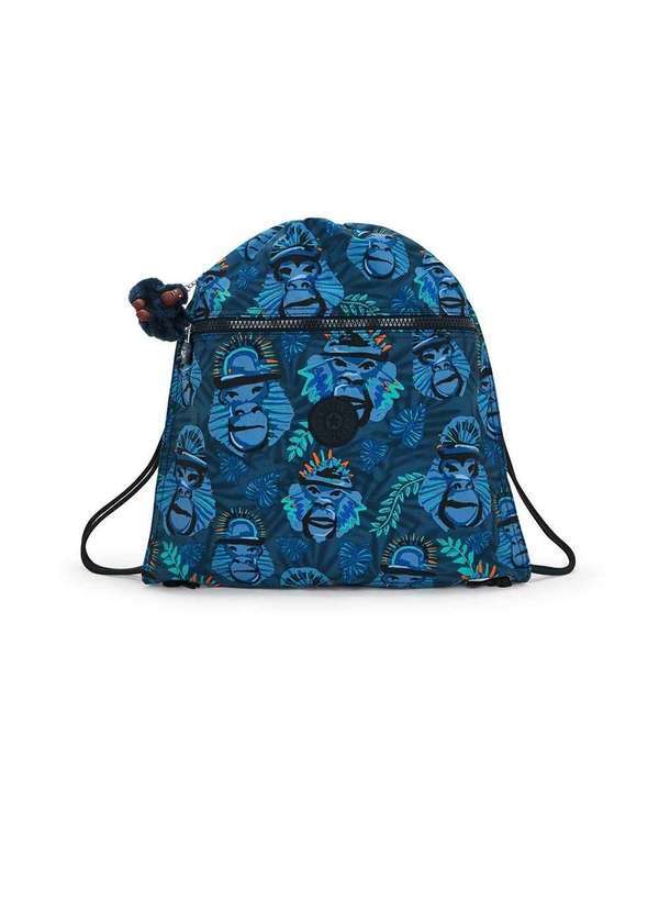 Kipling - Mochila Kipling Supertaboo Monkey Fun Única Azul