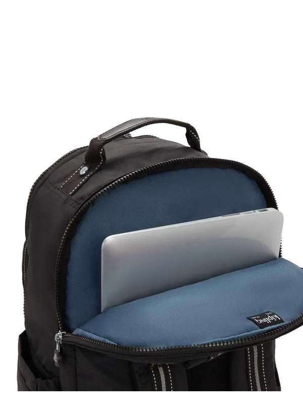 Kipling - Mochila Kipling Seoul College Extra True Black Preto Preto 3