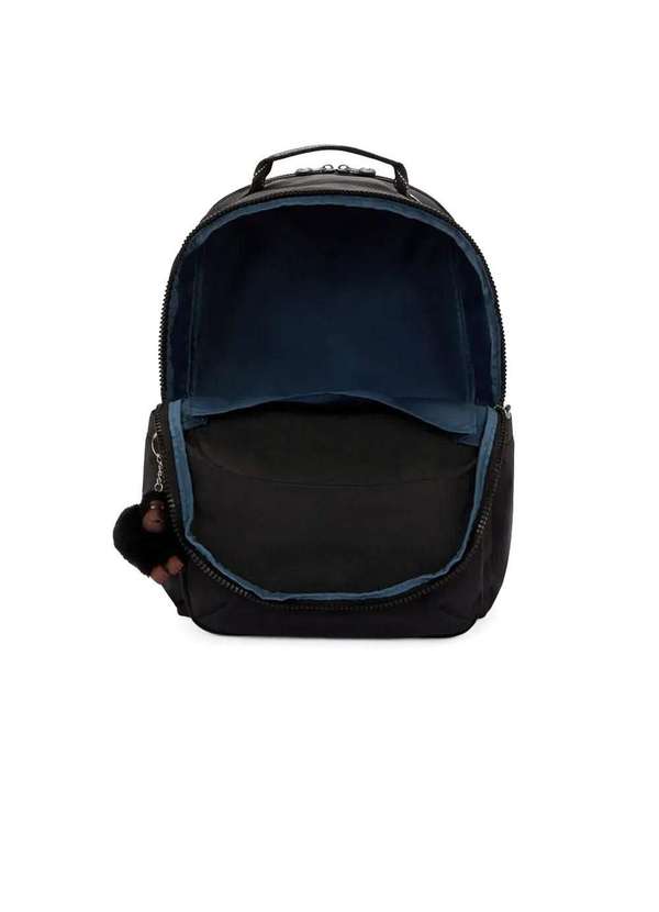 Kipling - Mochila Kipling Seoul College Extra True Black Preto Preto 6