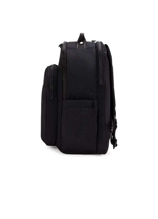 Kipling - Mochila Kipling Seoul College Extra True Black Preto Preto 8