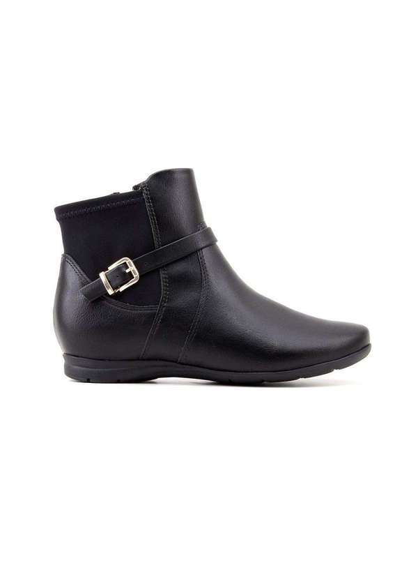 Comfortflex - Bota Cano Curto Comfortflex 2491304 Preto Preto