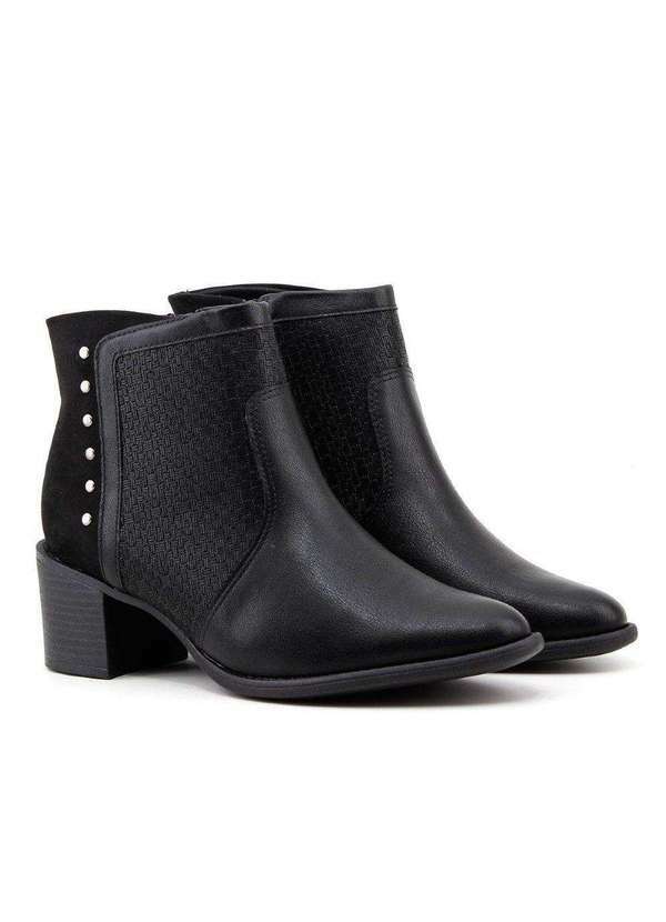 Comfortflex - Bota Cano Curto Comfortflex Preto