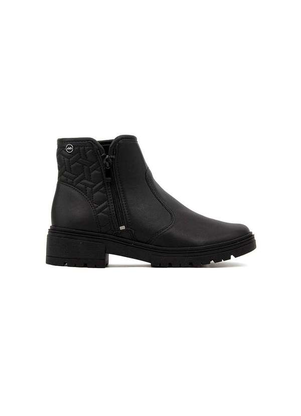 Bota Cano Curto Dakota Salto Baixo Preto Preto Pixole