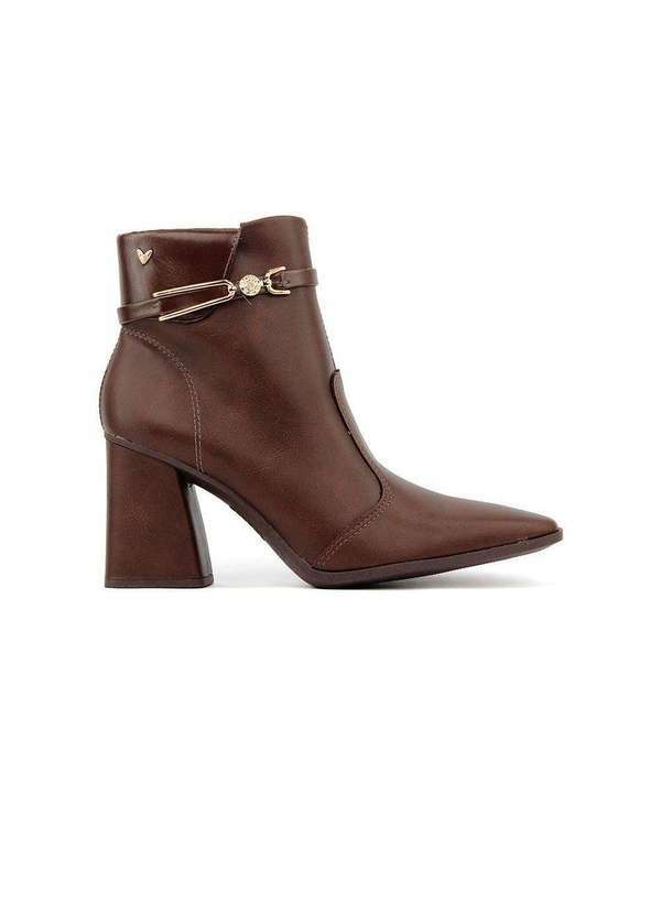 Mississipi - Bota Cano Curto Mississipi Salto Alto Marrom Marrom