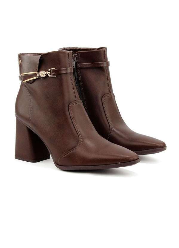 Mississipi - Bota Cano Curto Mississipi Salto Alto Marrom Marrom 3