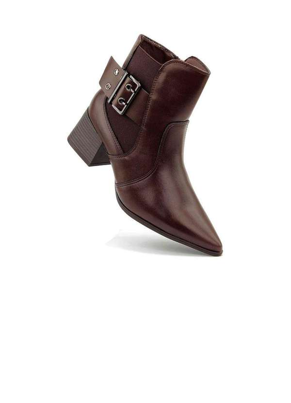 Bico Fino Bota Ramarim Cano Curto Marrom Bota Ramarim 2559132