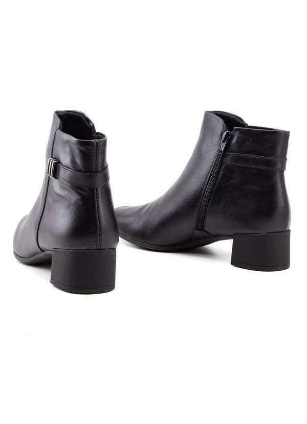 Bota Preta CalÃ§ados Usaflex Botas Botas Confortaveis Usaflex