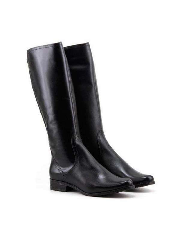 Pixolé - Bota Cano Longo Pixolé Couro Preto Preto
