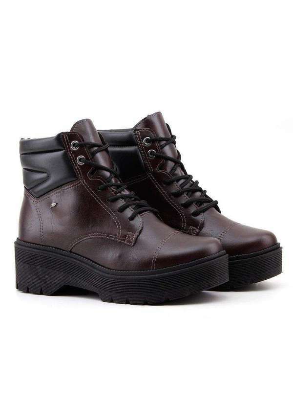 Dakota - Bota Coturno Dakota Flatform G4644 Cafe/Preto Marrom