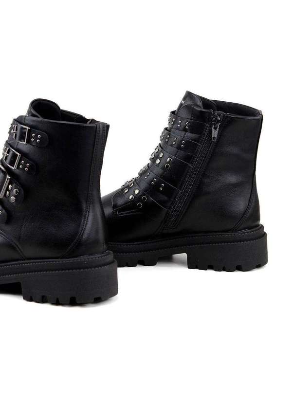 Ramarim - Coturno Ramarim Cano Curto Fivelas Preto Preto 10