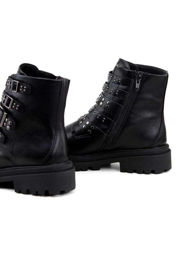 Ramarim - Coturno Ramarim Cano Curto Fivelas Preto Preto 5