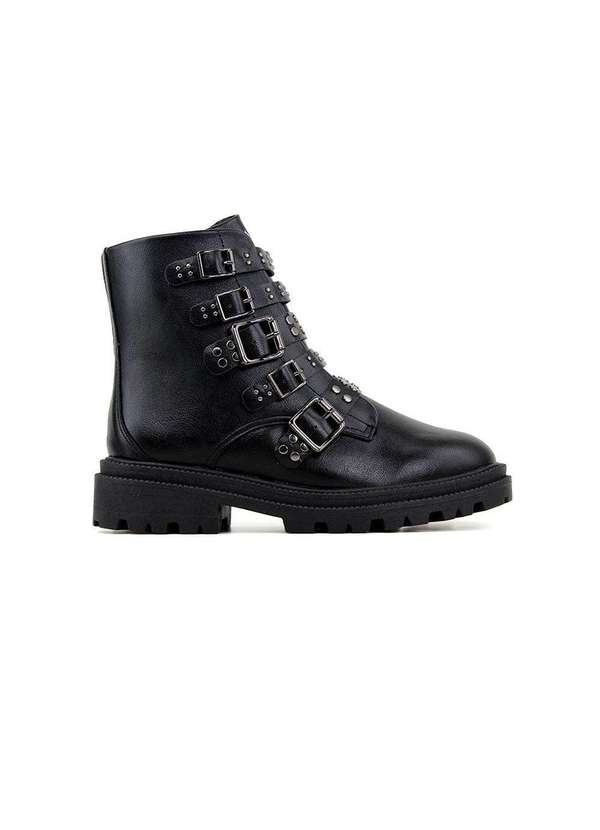 Ramarim - Coturno Ramarim Cano Curto Fivelas Preto Preto 7