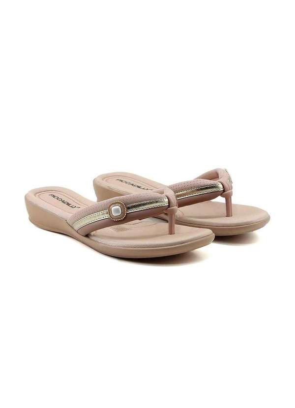 Piccadilly - Chinelo Feminino Piccadilly Camila Wide Fit Rose Rosa 3