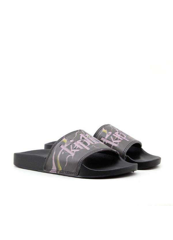Kipling - Chinelo Slide Kipling Print Marmore Cinza