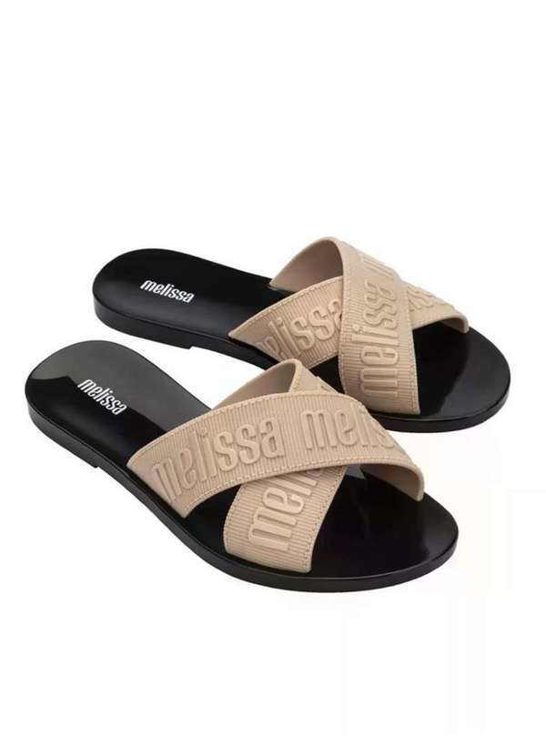 Melissa - Melissa M-Lover Slide 35740 Bege/Preto Bege