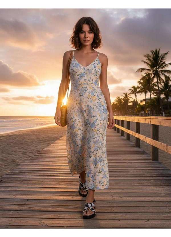 Pixolé - Sandália Flatform Pixolé Animal Print Branco/Preto Branco 4