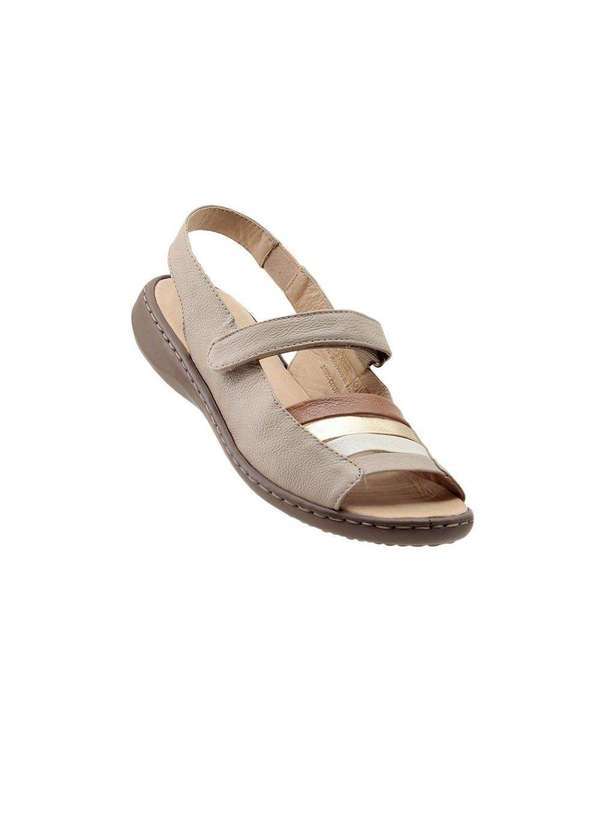 Opananken - Sandália Opananken Couro 63604 Amendoa Bege 2