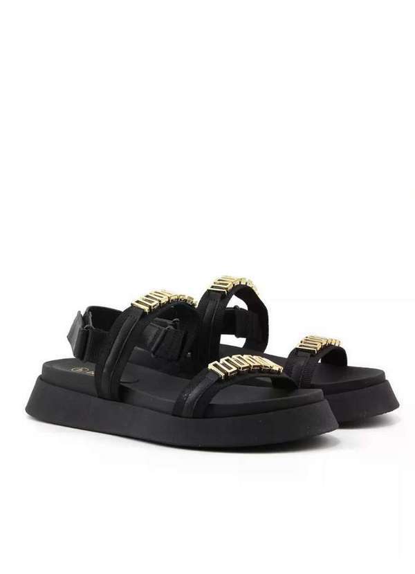 Bebecê - Sandália Papete Bebecê Maxi Preto Preto