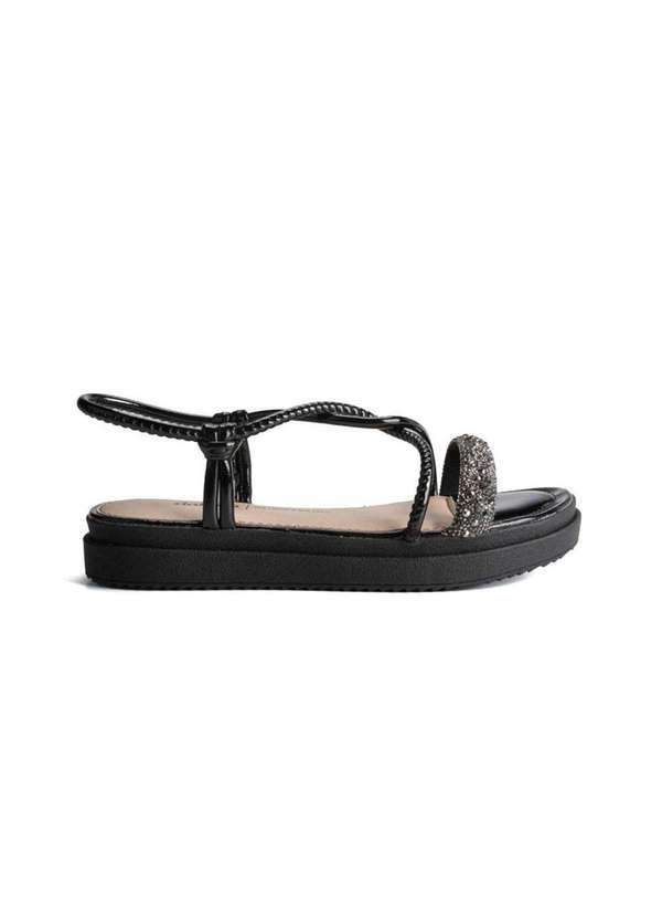 Dakota - Sandália Rasteira Dakota Flatform Y7631 Preto Preto