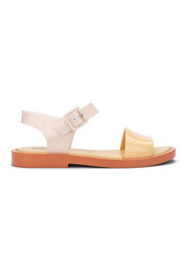 Melissa - Sandália Rasteira Melissa Mar Sandal 2 Ad 33815 Bege Bege