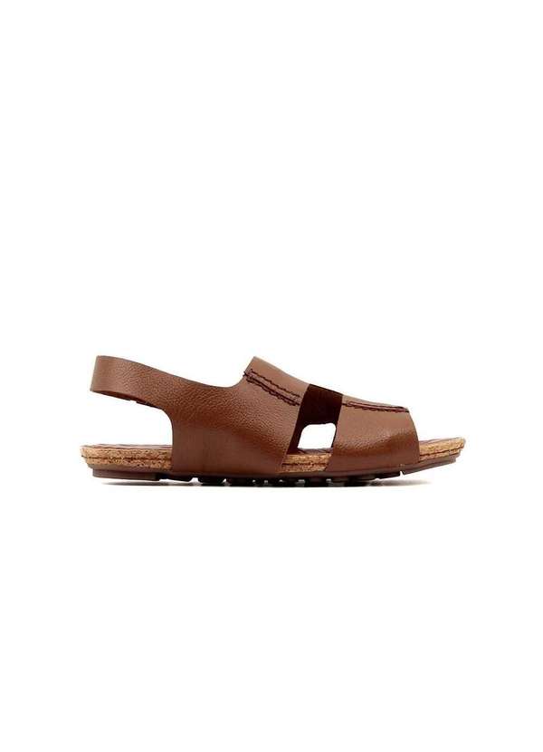 Orcade - Sandália Rasteira Orcade Beatrice 013799 Couro Caramelo Marrom