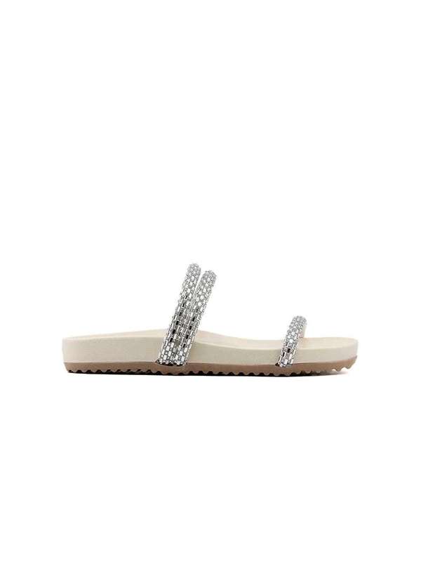 Quiz - Tamanco Sandra Quiz Strass 61.1993.34 Off White Bege 1
