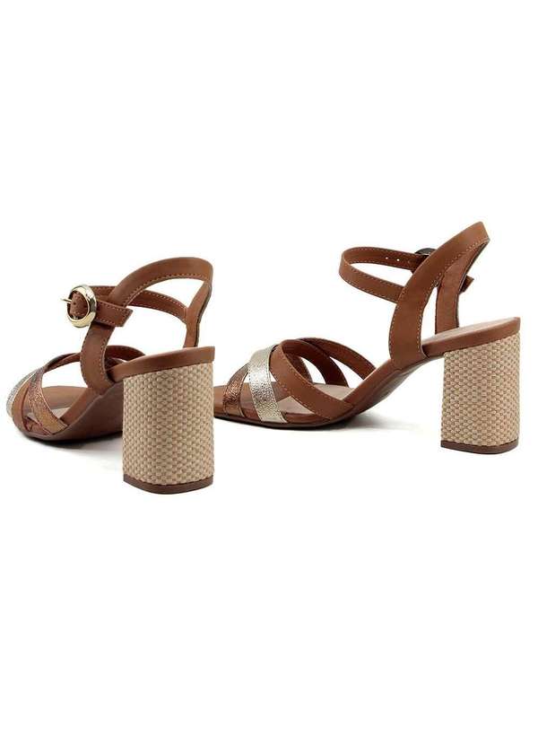 Bebecê - Sandália Bebecê Corda T6059-463 Canela Multicores 3