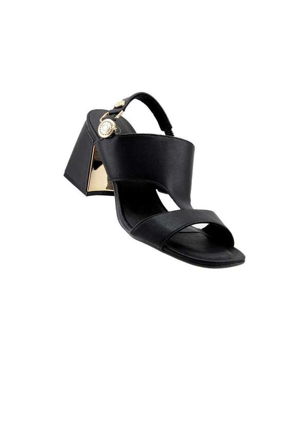 Bebecê - Sandália Bebecê Salto Bloco T6049-102 Preto Preto 2