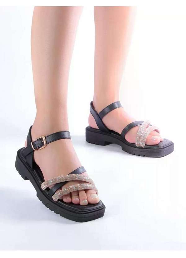 Bebecê Sandália Bebecê Tratorada T2217-175 Preto Preto