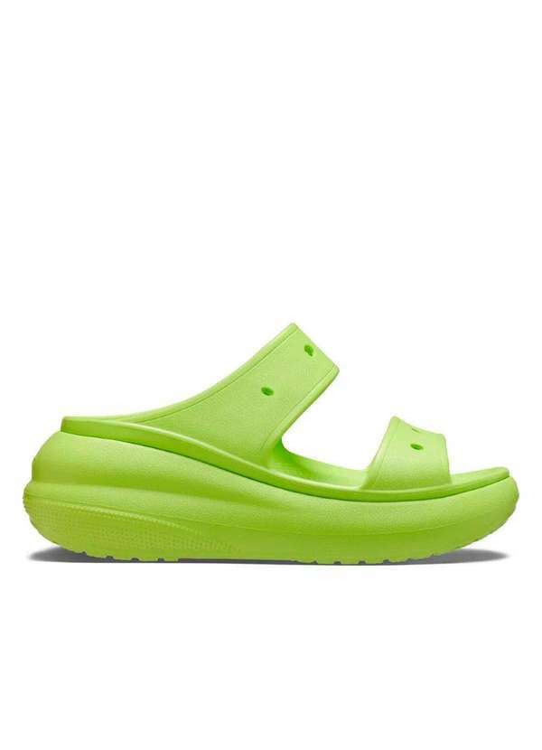 Crocs - Sandália Crocs Classic Crush Sandal Limao Verde