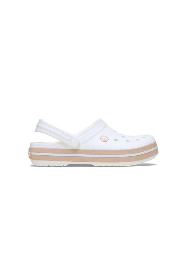 Crocs - Sandália Crocs Crocband Off White Bege